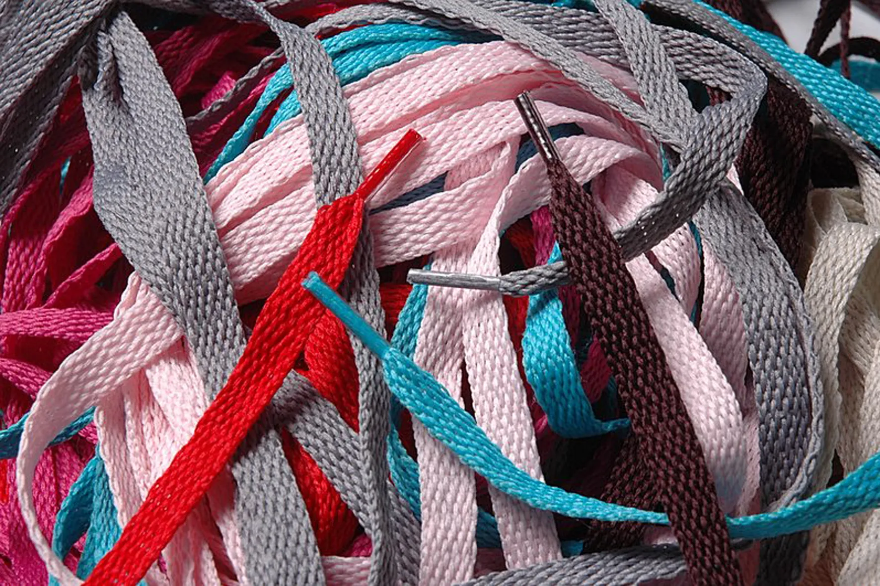 Cordones poliester chatos articulo 17