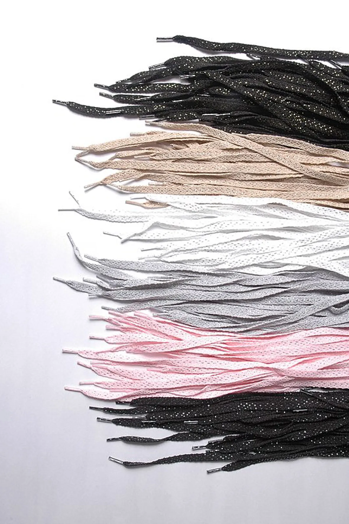 Cordones poliester chatos articulo 17